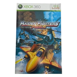 Raiden Fighters Aces (Microsoft Xbox 360, 2009) Auténtico Manual de Juego - Imagen 1 de 2