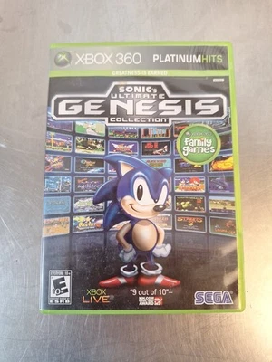 Sonics Ultimate Genesis Collection Xbox 360 Platinum Hits Complete CIB - Image 1 of 4