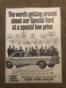 Oldtimer Ford Auto KFZ Zeitungsanzeige 0C25 - Bild 1 von 2