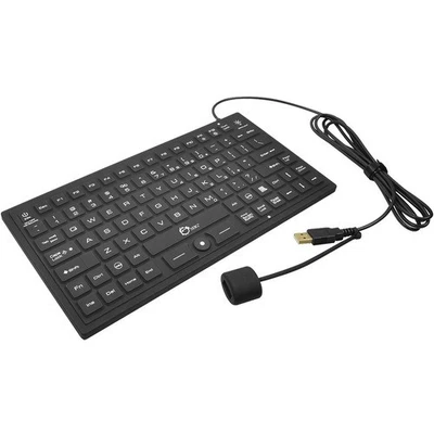 SIIG Industrial/Medical Grade Washable Backlit Keyboard with Pointing Device - Image 1 of 4
