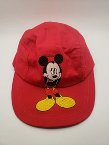 Red Mickey Mouse Baseball Hat Cap with stretch backing. - Picture 1 of 4