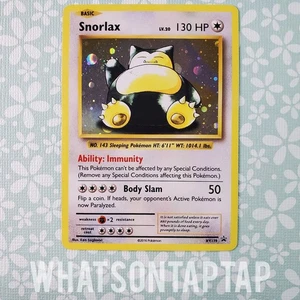 Pokemon Card Snorlax XY179 Black Star Promo XY Snorlax GX Box LP - Picture 1 of 2