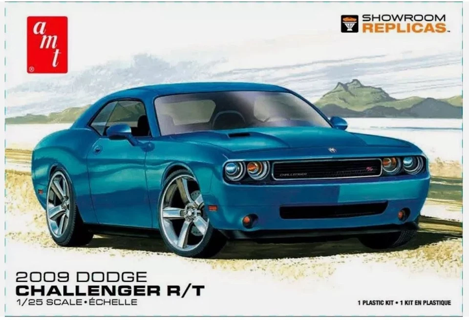 AMT, Dodge Challenger R/T 2009 para montar y pintar, 1/25, AMT1117M/12 Foto 1 de 1