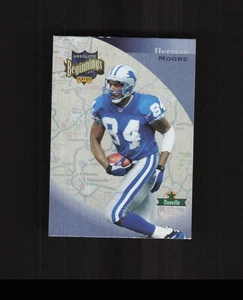 1997 Playoff Absolute Beginnings #117 Herman Moore Football Card Detroit Lions - Picture 1 of 2
