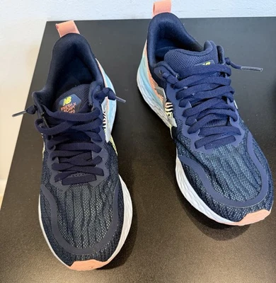 Talla 6.5 - New Balance Fresh Foam Tempo Indigo Rosa Limón W Foto 1 de 4