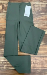 NWT $148 Lululemon Smooth Fit Pull-on High Rise Crop In Army Grey Size: 2 - Picture 1 of 4