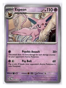 Espeon (Master Ball) - 033/131 Prismatic Evolutions Master Ball - NM - POKEMON - Picture 1 of 2