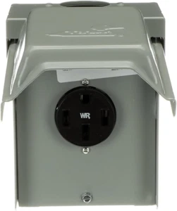 MIDWEST U054P • 50A 14-50 RWR •Weatherproof Temporary RV Outlet • Power Supply - Picture 1 of 8