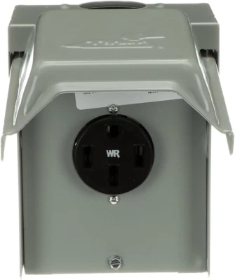 MIDWEST U054P • 50A 14-50 RWR •Weatherproof Temporary RV Outlet • Power Supply - Image 1 of 4