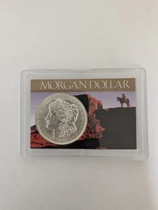 Morgan Dollar 1921 - 90% Silver H.E. Harris & Co. Case - Picture 1 of 4