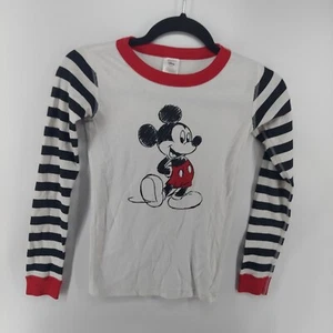 Hanna Andersson Pajama Set of 2  size 10 Organic Cotton mickey & peanuts AS IS - Picture 1 of 10