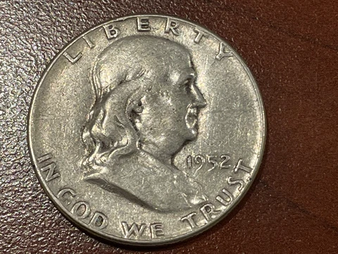 1952 Franklin Half Dollar Cover