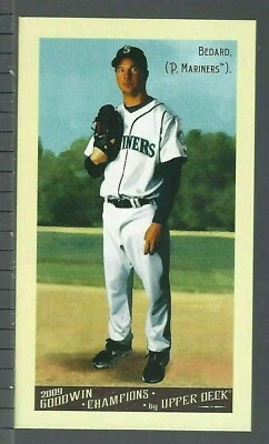 Erik Bedard 2009 Upper Deck Goodwin Champions Mini Card# 213 - Image 1 of 4