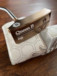 NEW Bettinardi *QUEEN B* #6 Left Handed LH Putter - 35" w/ Lamkin Upgraded Grip - Picture 1 of 20