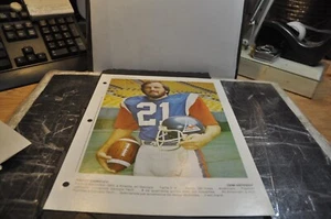 Montreal alouettes 1978 #21 randy rhino Dimanche Derniere Heure Newspaper Insert - Bild 1 von 6
