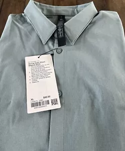 Lululemon Airing Easy Short-Sleeve Shirt Size XL Color Crater Blue Brand New - Picture 1 of 6