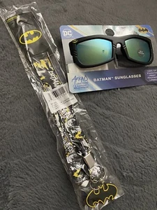 Kids Batman Sunglasses with Bonus Batman Lanyard - NWT - Picture 1 of 6