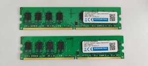 4GB (2 x 2gb) Hypertec Hyperam Legacy 800Mhz Desktop Memory DDR2 - Picture 1 of 2