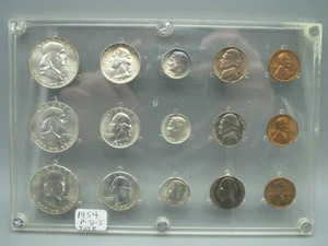 1954 PDS United States Mint 15 Coin Uncirculated Year Set - Picture 1 of 5