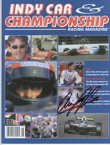 Revista de carreras autografiada por Arie Luyendyk Indy Car Championship mayo 1998 - Imagen 1 de 1