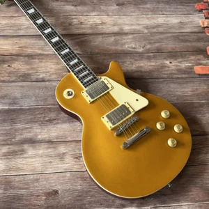 H Standard Gold Top Electric Guitar hot selling Brown back in stock free shiping - Picture 1 of 12