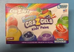CHILDREN'S KIDS FINGER PAINT KIT - 6 COLORS Scented Washable ARTS & CRAFTS - Picture 1 of 2