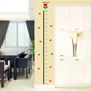 1 PIEZA Regla de medición de crecimiento de altura para niños Calcomanías extraíbles Gráfico Pegatinas de pared - Imagen 1 de 9
