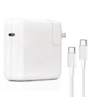 61w Usb C Power Adapter Charger For Apple Macbook Pro 13" A1718 + Cable
