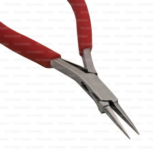 FINE NEEDLE NOSE SMOOTH JAWS BEADING JEWELLERY FORMING WATCH DIY PLIERS  - Picture 1 of 2