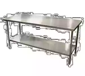Winholt DTS-3060 60x30 (304) Stainless Steel Work Table w/ Open Undershelf - Picture 1 of 1