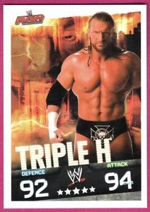 2009 TOPPS WWE SLAM ATTAX [EVOLUTION] WRESTLING TCG CARD - TRIPLE H [RAW] - Picture 1 of 2