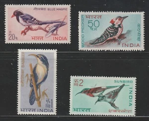 INDIA 1968 #480-83 Birds - MNH (Set of 4) - Picture 1 of 5