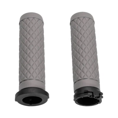 Empuñaduras de acelerador de cable de 1" de goma inodora para Harley Electra Glide 1982-2007 Foto 1 de 4