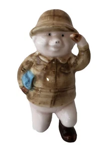 Danbury Mint Piggies Figure # 24 Pig Game Hunter - Picture 1 of 7