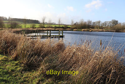 Photo 12x8 Pond At Elsick Chapelton/NO8994 An Artificial Pond Beside The  C2022 • 7.45£