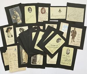 Early 1900s Opera Discovery Lot - 29 Vintage Autographs - Great Group! 