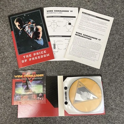 Wing Commander IV: The Price of Freedom (PC, 1996) MS DOS 6 disc Set + In EUC - Image 1 of 4