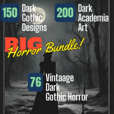 Темный стены искусства коллекции дизайны ужасов комплект 400 + высокое качество - Изображение 1 из 4