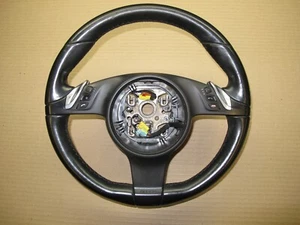 10-16 PORSCHE PANAMERA 970 MULTI FUNCTION 3 SPOKE STEERING WHEEL 7PP419091Q OEM - Picture 1 of 10