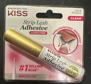 KISS Strip Lash Adhesive, Lash Glue, 24hr Strip Eyelash Adhesive, Clear, 0.17 oz - Picture 1 of 2