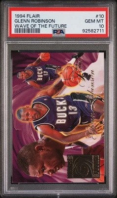 1994-95 1994 Flair Wave of the Future Glenn Robinson radiocontrol novato PSA 10 GEMA POP-6 Foto 1 de 3