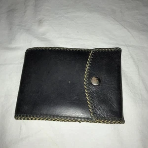 Cartera de archivo de cuero de vaca vintage unisex! ¡Con portamonedas! ¡Muy buen estado! - Imagen 1 de 4