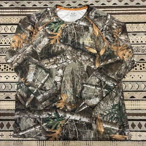 Real Tree Camo Shirt Realtree Scent Control Mens 2XL Long Sleeve Camouflage Snag - Picture 1 of 8