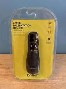 New Logitech Laser Presentation Remote, Black - Picture 1 of 4