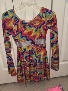 Disco Dress With Boot Covers- Small Adult  - Picture 1 of 4