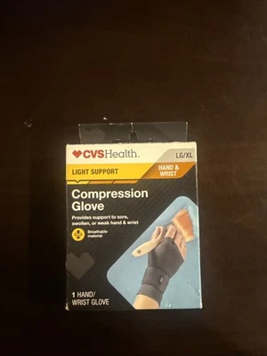 Luva de compressão CVS Health Light Support, G/XL - Imagem 1 de 4