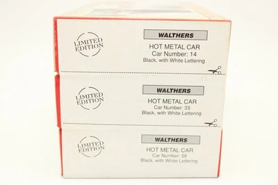 Walthers HO Scale Hot Metal Car Set of 3 NOS Kit 932-3131 - Image 1 of 4