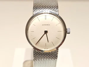 OROLOGIO MECCANICO VINTAGE ELEGANTE SVIZZERO DONNA 24,5mm "JUVENIA" CAL.825/17J - Foto 1 di 16