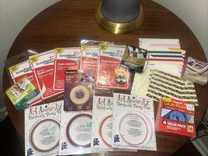 🔥 Großes Konvolut Fotoecken, Fotospalten Klebstoffe, Klebeband, Scrapbooking - Bild 1 von 4