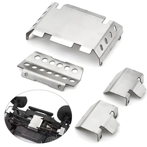 Stainless Steel Guard Plate Chassis Armor For 1/10 FMS FCX10 K5 RC Car Upgrade - Picture 1 of 7